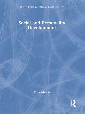 cover image of Social and Personality Development